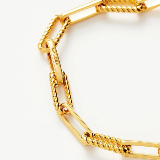 Coterie Chain Bracelet | 18ct Gold Plated Bracelets Missoma
