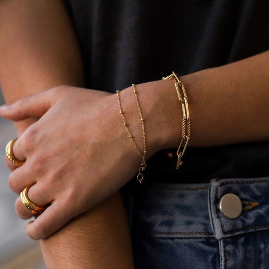 Coterie Chain Bracelet | 18ct Gold Plated Bracelets Missoma