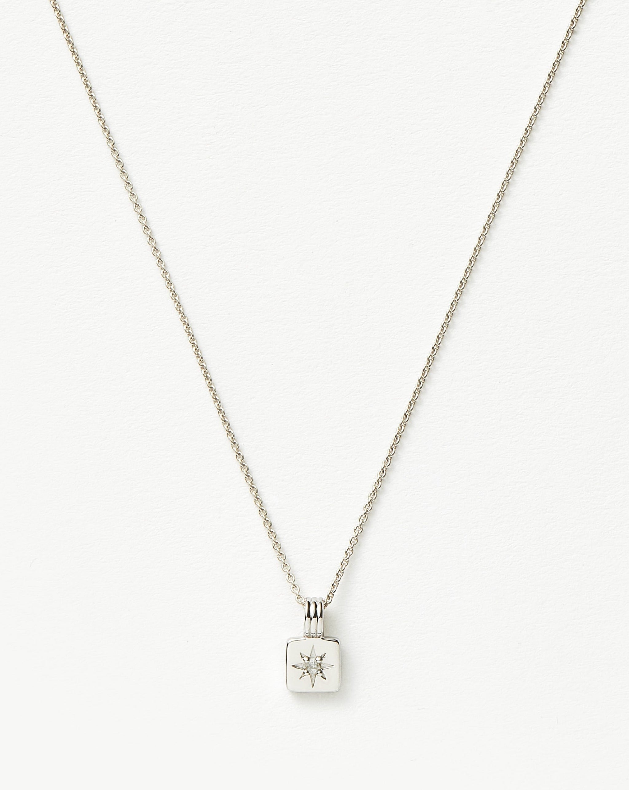 Engravable Star Ridge Pendant Necklace | Sterling Silver Necklaces Missoma