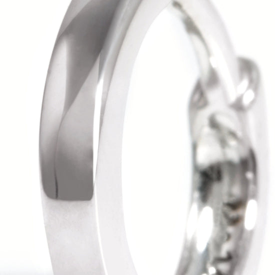 Fine Classic Huggies | 14ct White Gold Earrings Missoma