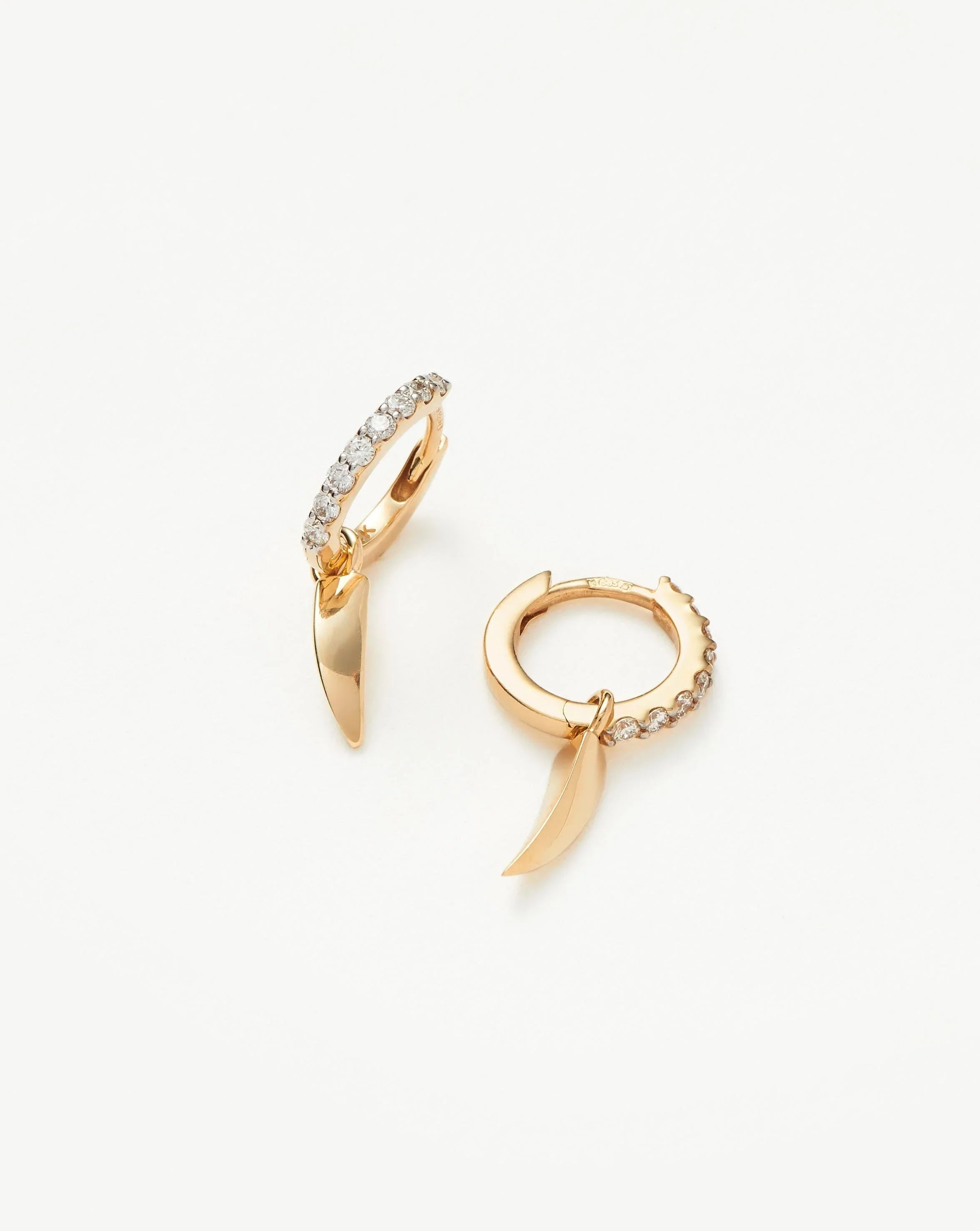 Missoma Fine Open Claw Ring | 14ct Solid Gold/Diamond