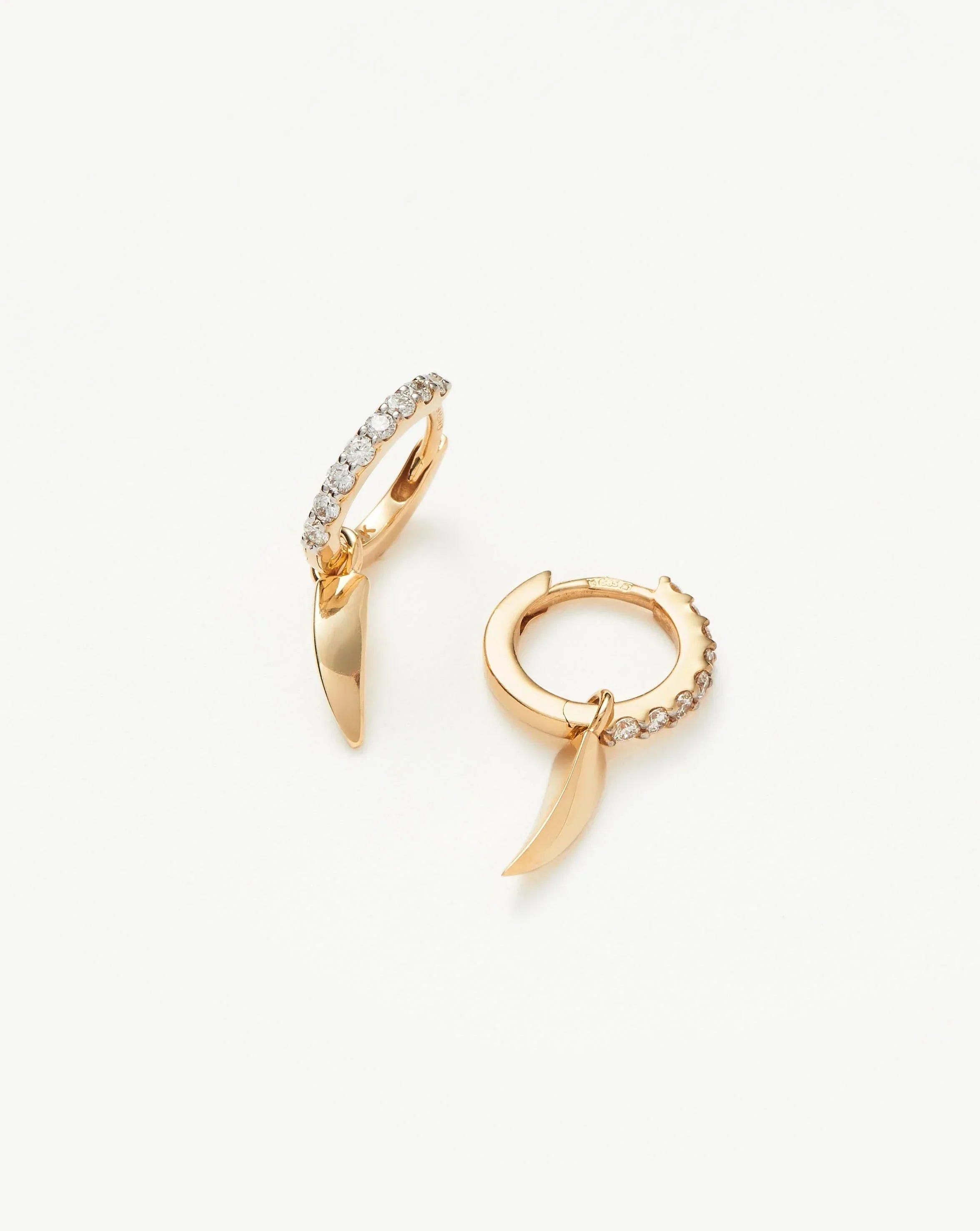 Missoma gold earrings clearance