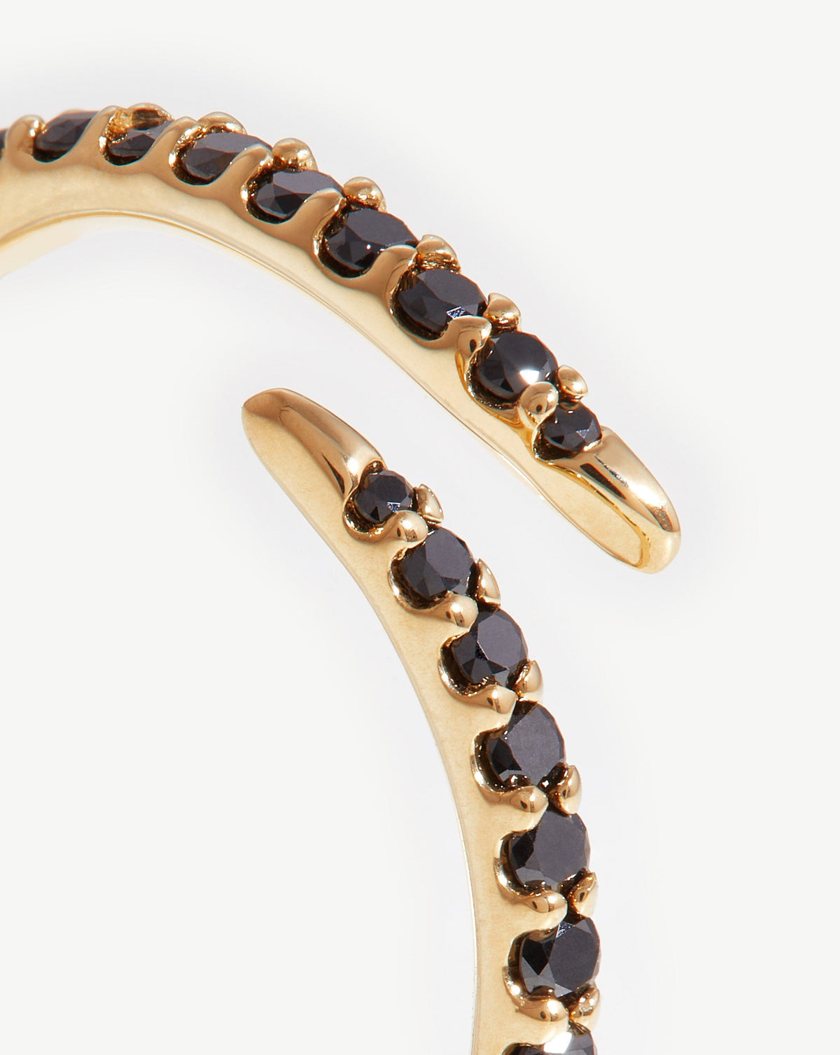 Fine Open Claw Ring | 14ct Solid Gold/Black Diamond Rings Missoma