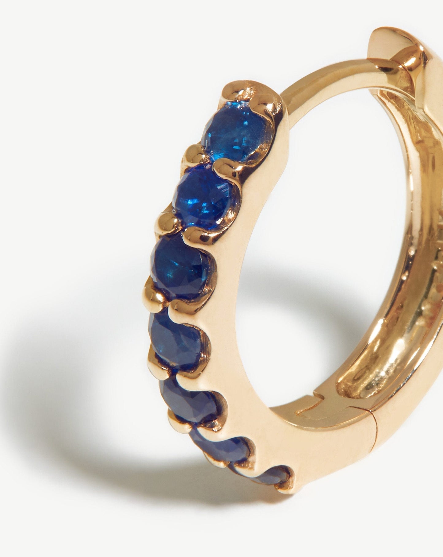 Fine Sapphire Huggies Earrings Missoma