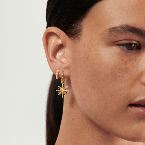 Harris Reed Moonlight Pearl Earring Set | 18ct Gold Plated Vermeil/Pearl Earrings Missoma