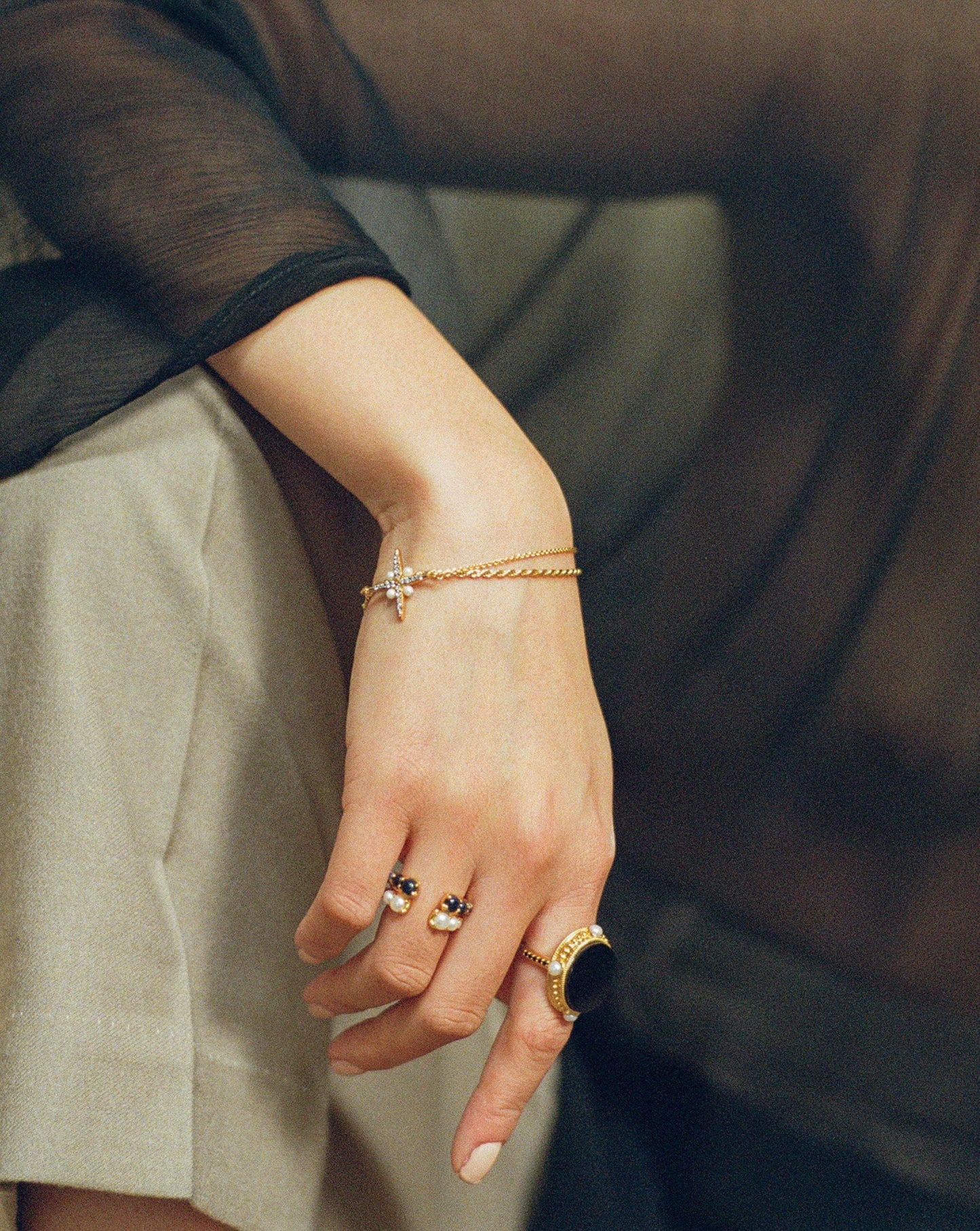 Harris Reed Pearl North Star Bracelet Bracelets Missoma