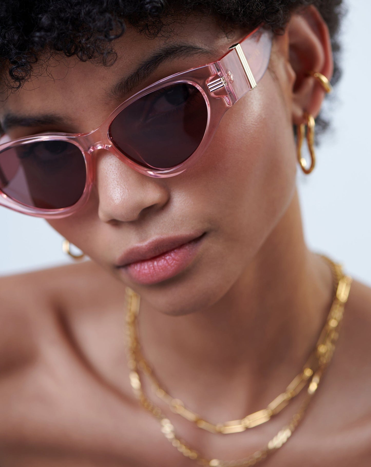 Le Specs Scorpius Ridge Cat-Eye Sunglasses | Pink Accessories Missoma