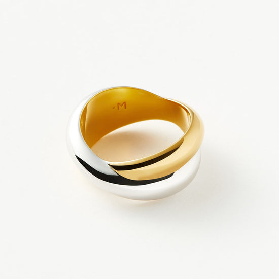 Lucy Williams Chunky Entwine Ring | Mixed Metal Rings Missoma