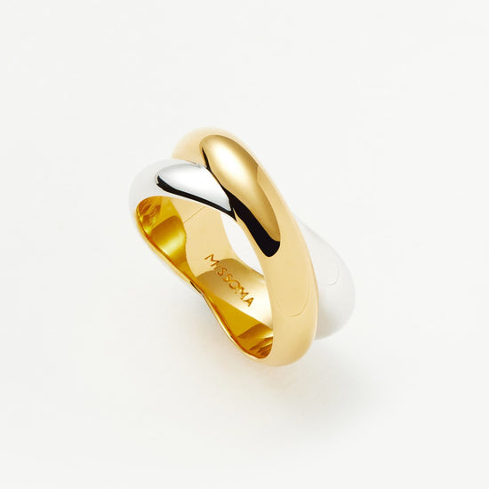 Lucy Williams Chunky Entwine Ring | Mixed Metal Rings Missoma