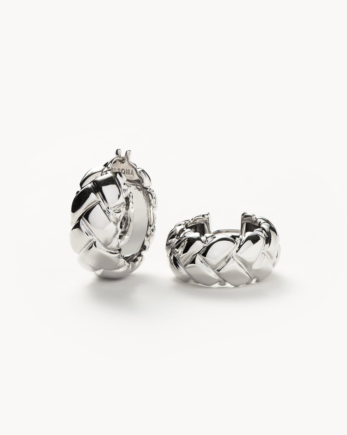 Lucy Williams Chunky Waffle Hoop Earrings Earrings Missoma