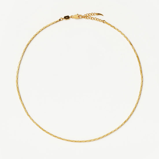 Lucy Williams Cobra Snake Chain Necklace | 18ct Gold Plated Necklaces Missoma
