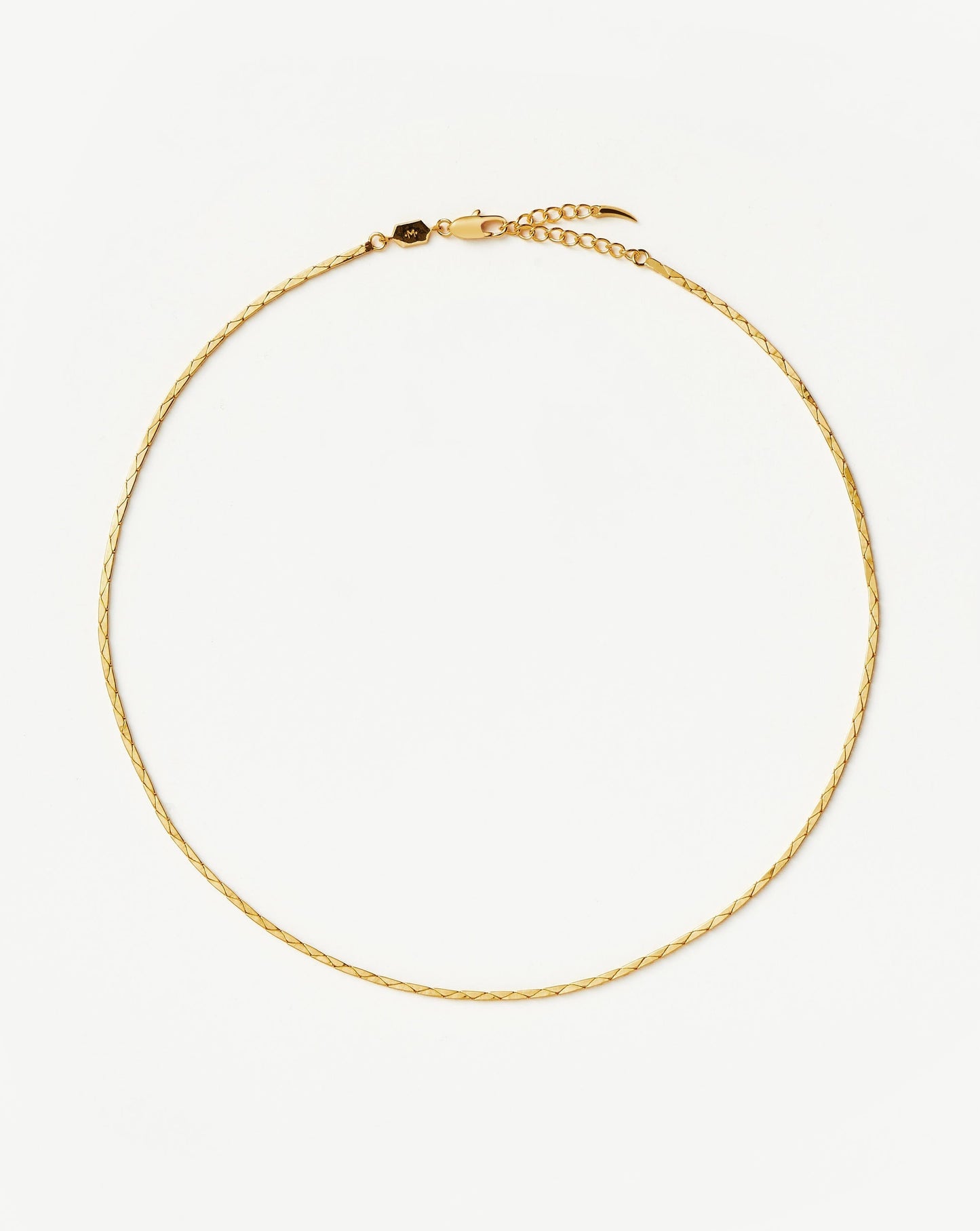 Lucy Williams Cobra Snake Chain Necklace | 18ct Gold Plated Necklaces Missoma