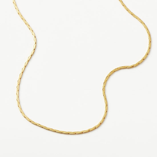 Lucy Williams Cobra Snake Chain Necklace | 18ct Gold Plated Necklaces Missoma