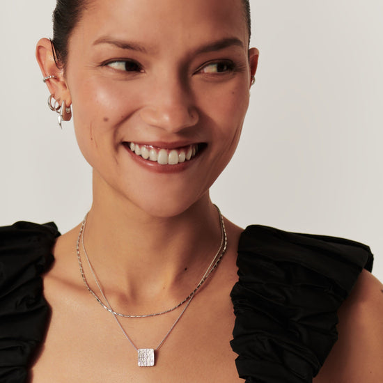 Lucy Williams Horizon Link Chain Necklace | Sterling Silver Necklaces Missoma