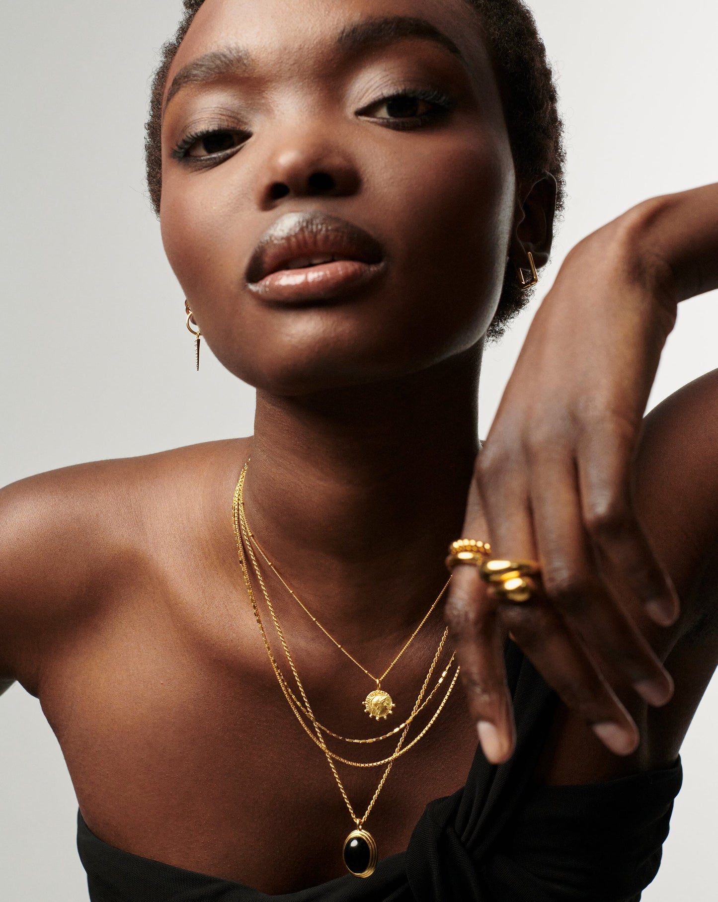 Lucy Williams Mini Beaded Coin Necklace | 18ct Gold Plated Vermeil Necklaces Missoma