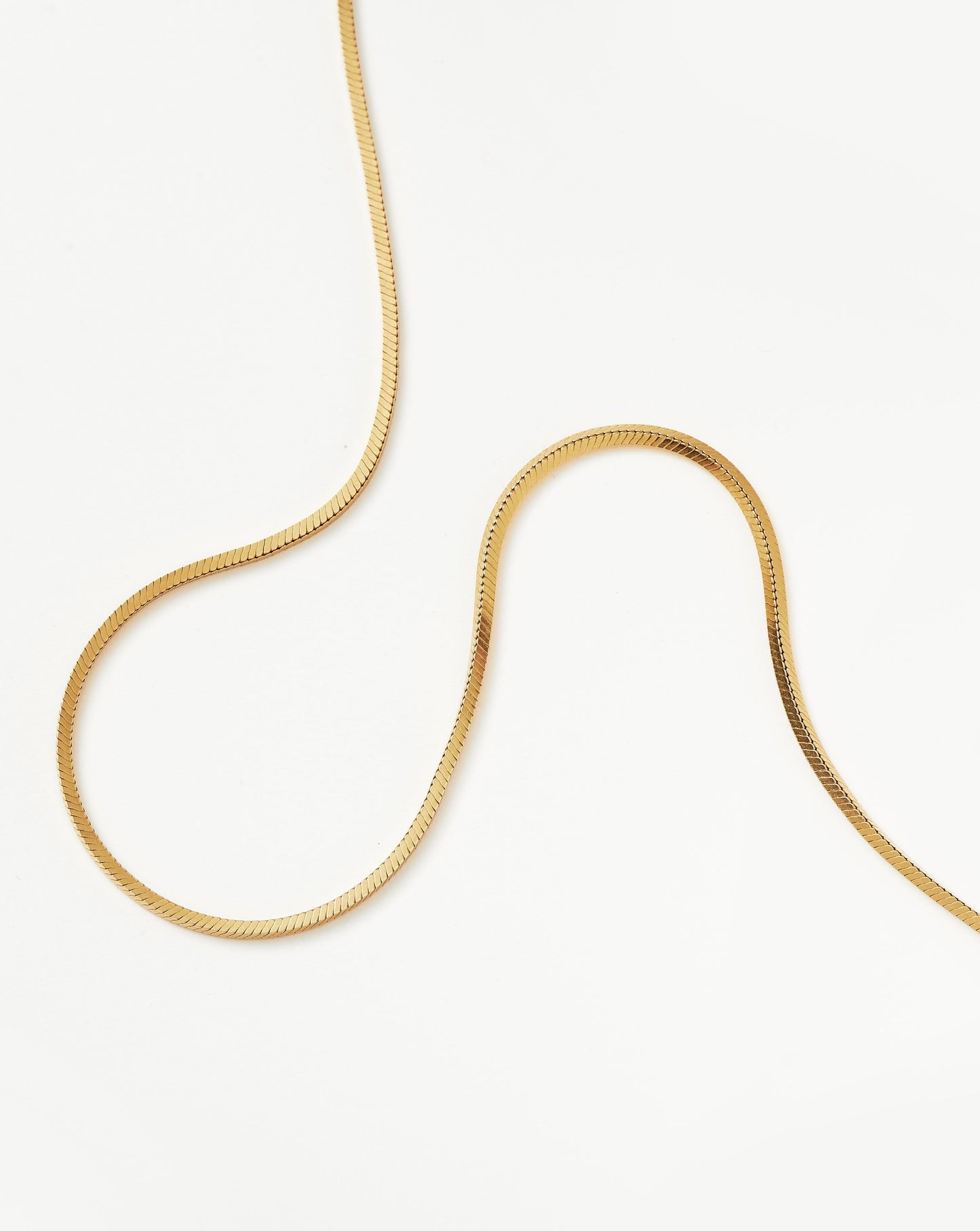 Lucy Williams Short Square Snake Chain Necklace Necklaces Missoma