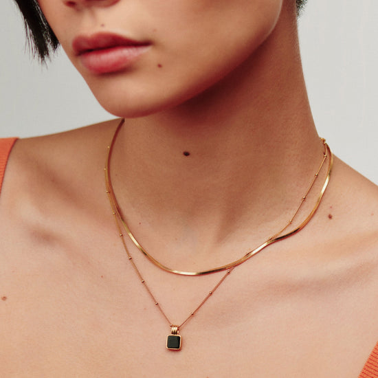Lucy Williams Square Snake Chain Necklace Necklaces Missoma