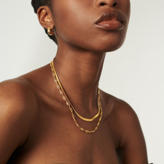 Mariner Long Chain Necklace | 18ct Gold Plated Necklaces Missoma