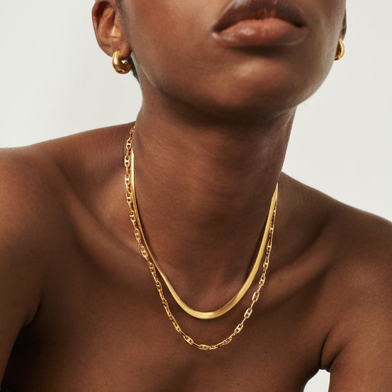 Mariner Long Chain Necklace | 18ct Gold Plated Necklaces Missoma