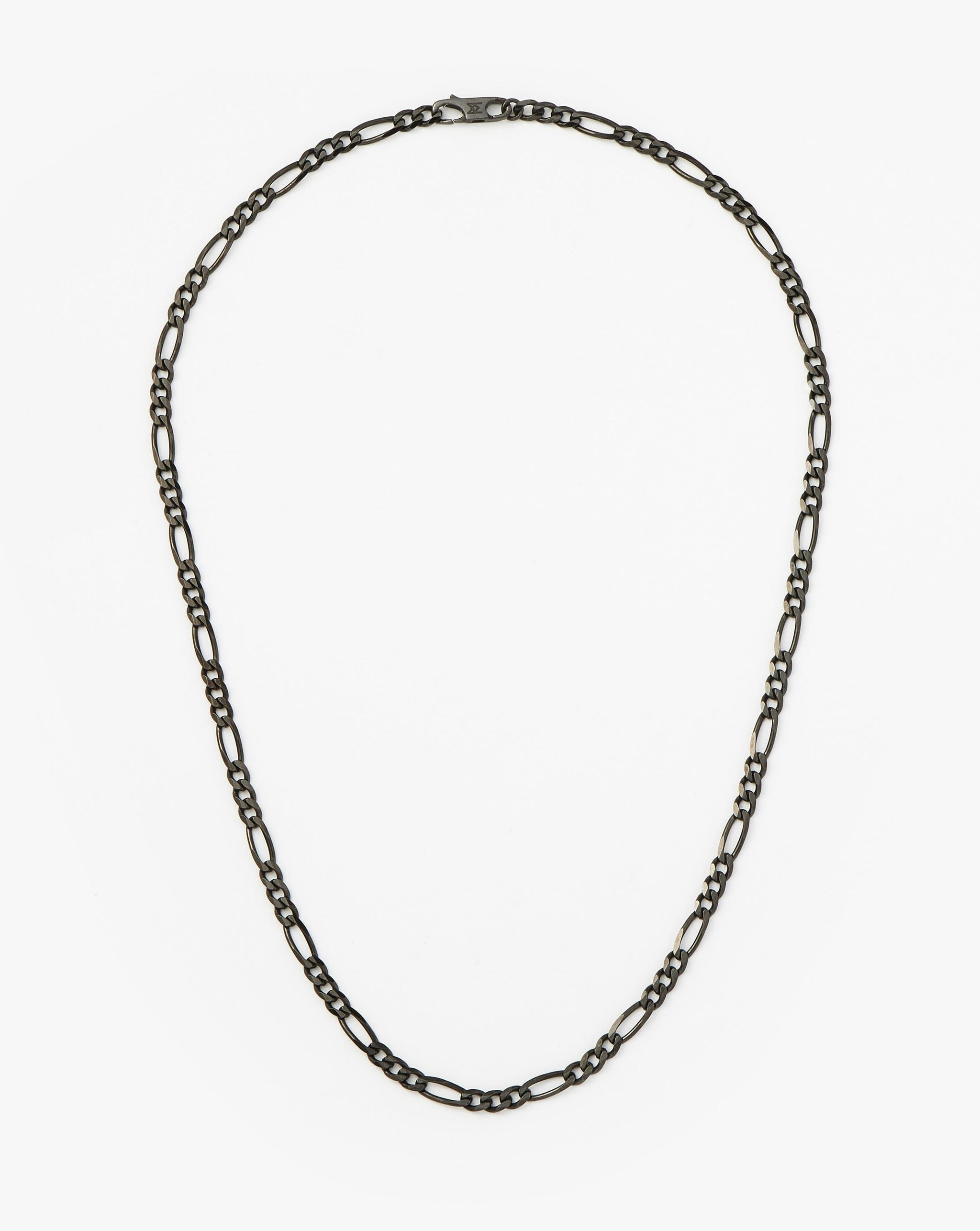 Men's Black Filia Chain Necklace | Sterling Silver Necklaces Missoma