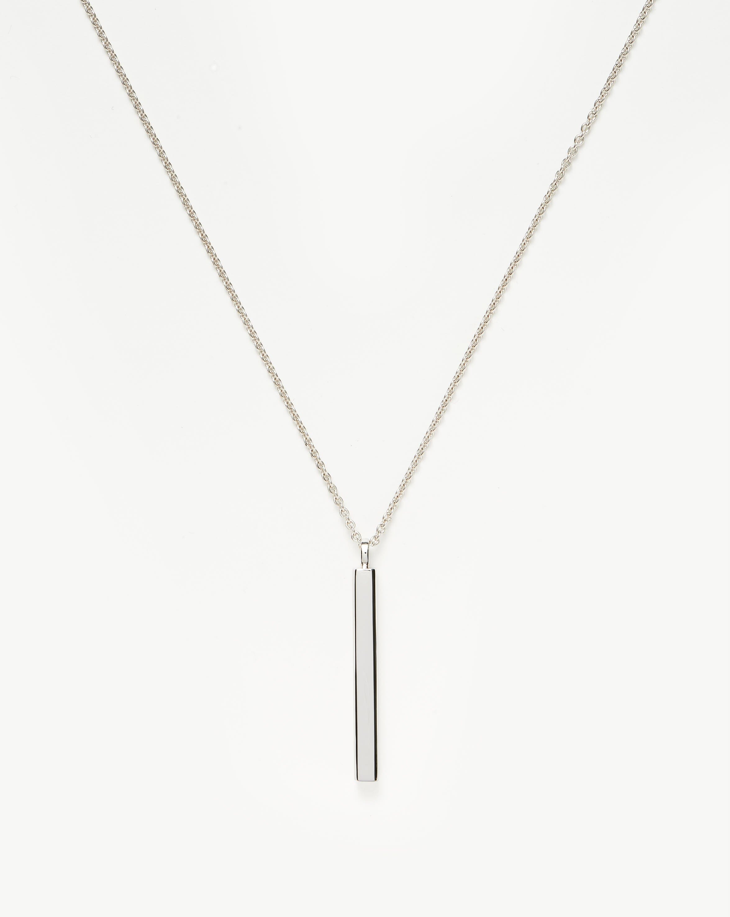 Silver necklace male online