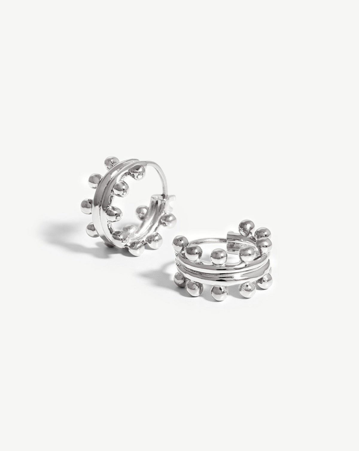 Mini Double Beaded Hoop Earrings Earrings Missoma