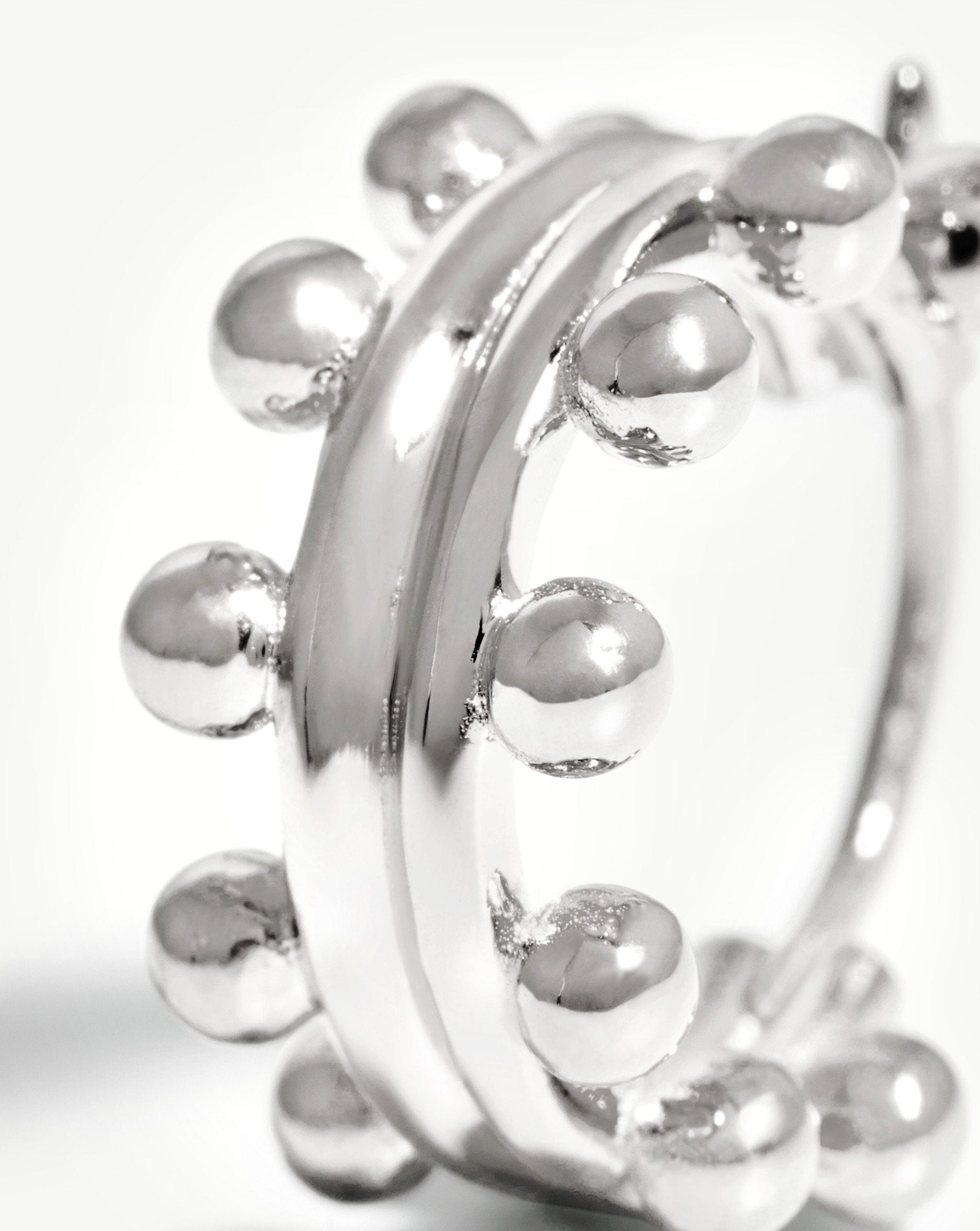 Mini Double Beaded Hoop Earrings Earrings Missoma