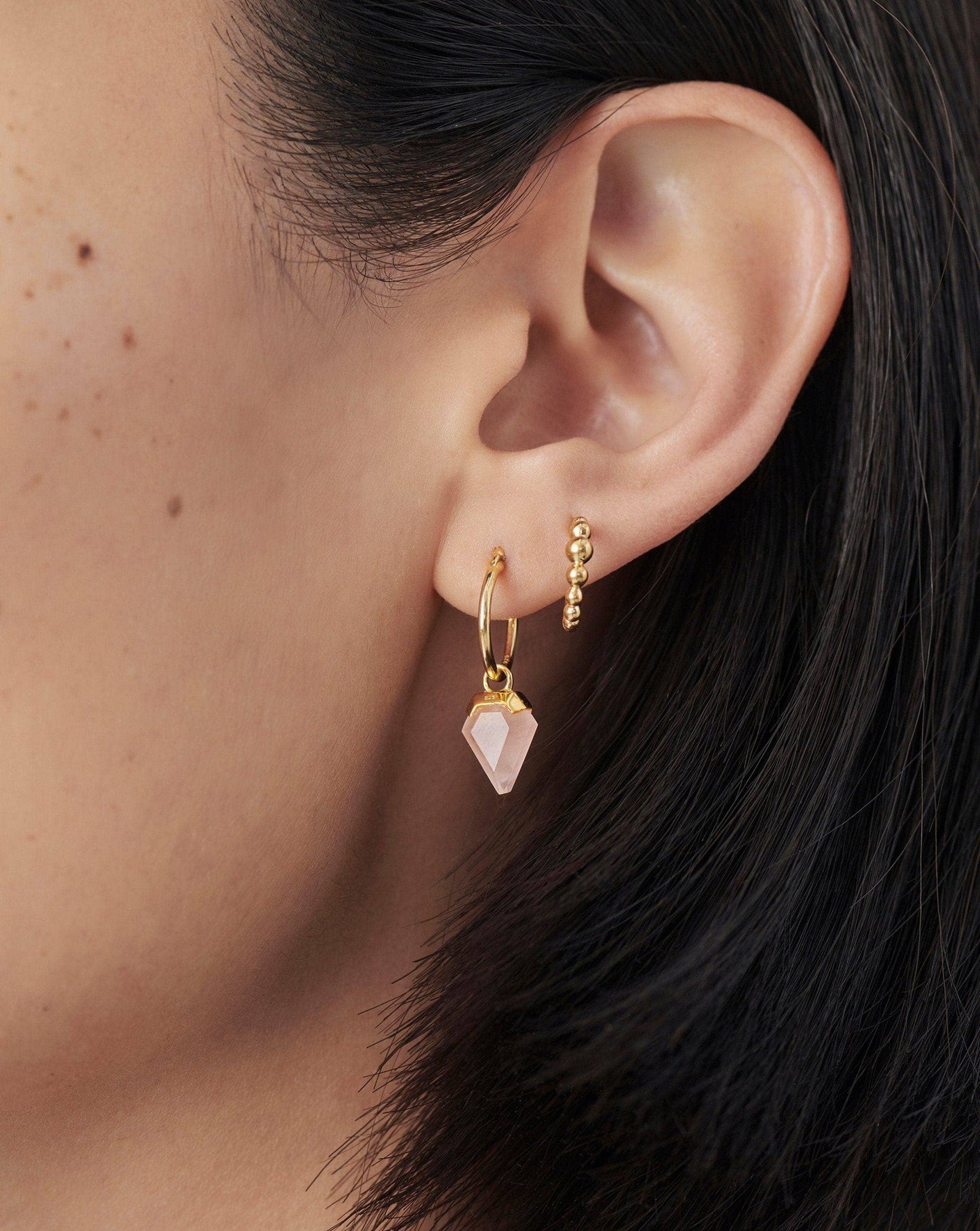 Mini Shield Hoop Earrings Earrings Missoma