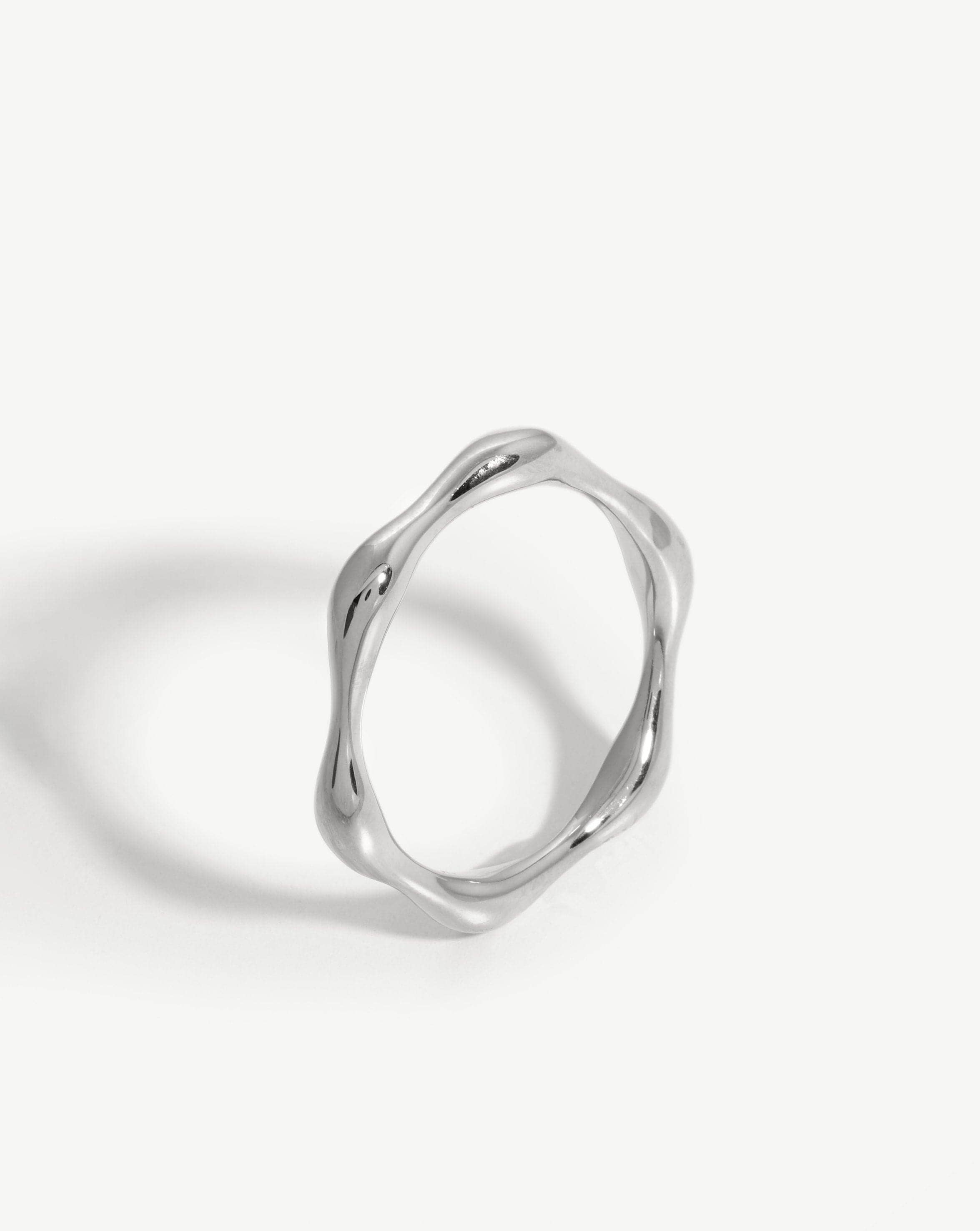 Molten Stacking Ring Sterling Silver Missoma