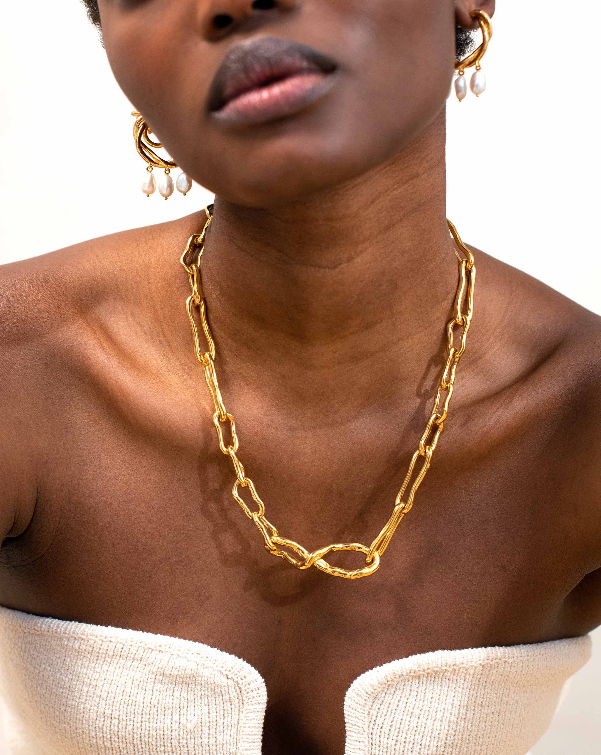 Molten Twisted Infinity Chain Necklace Necklaces Missoma