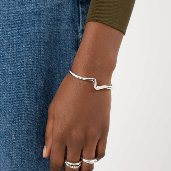 Molten Wave Cuff Bracelet Bracelets Missoma