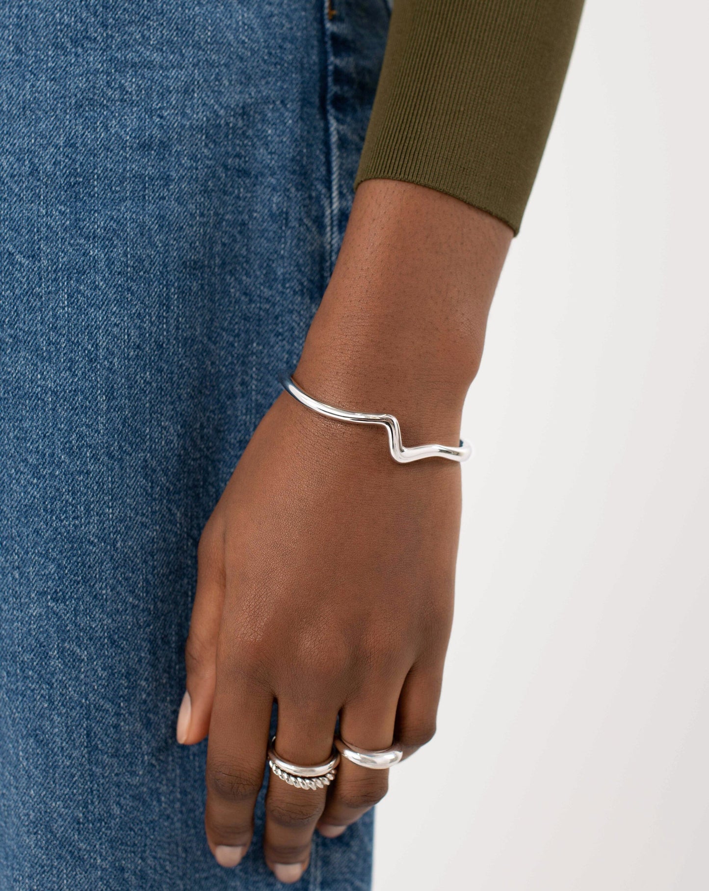 Molten Wave Cuff Bracelet Bracelets Missoma