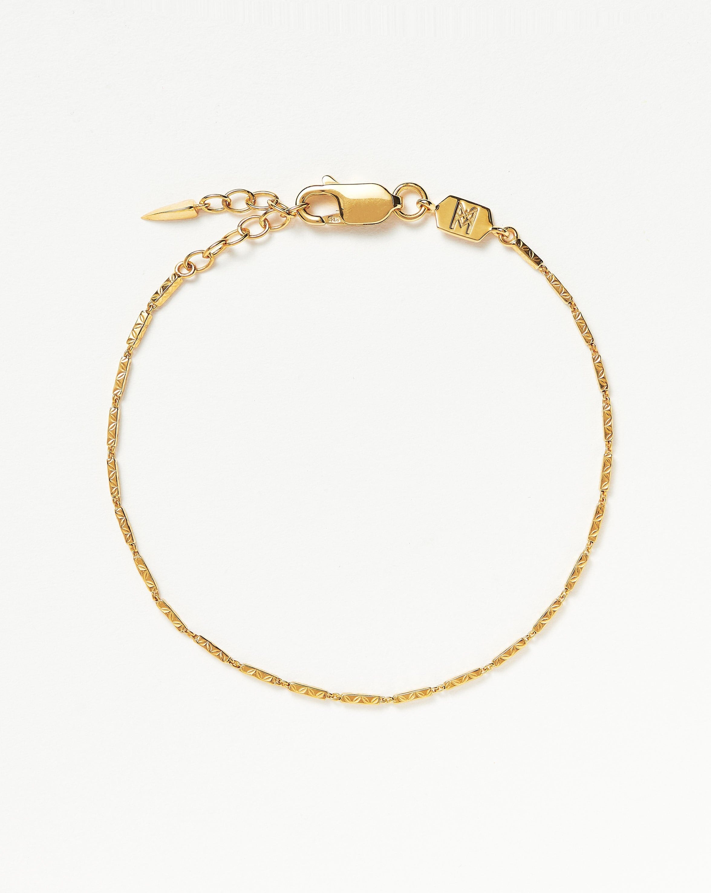 Simple gold chain bracelet sale