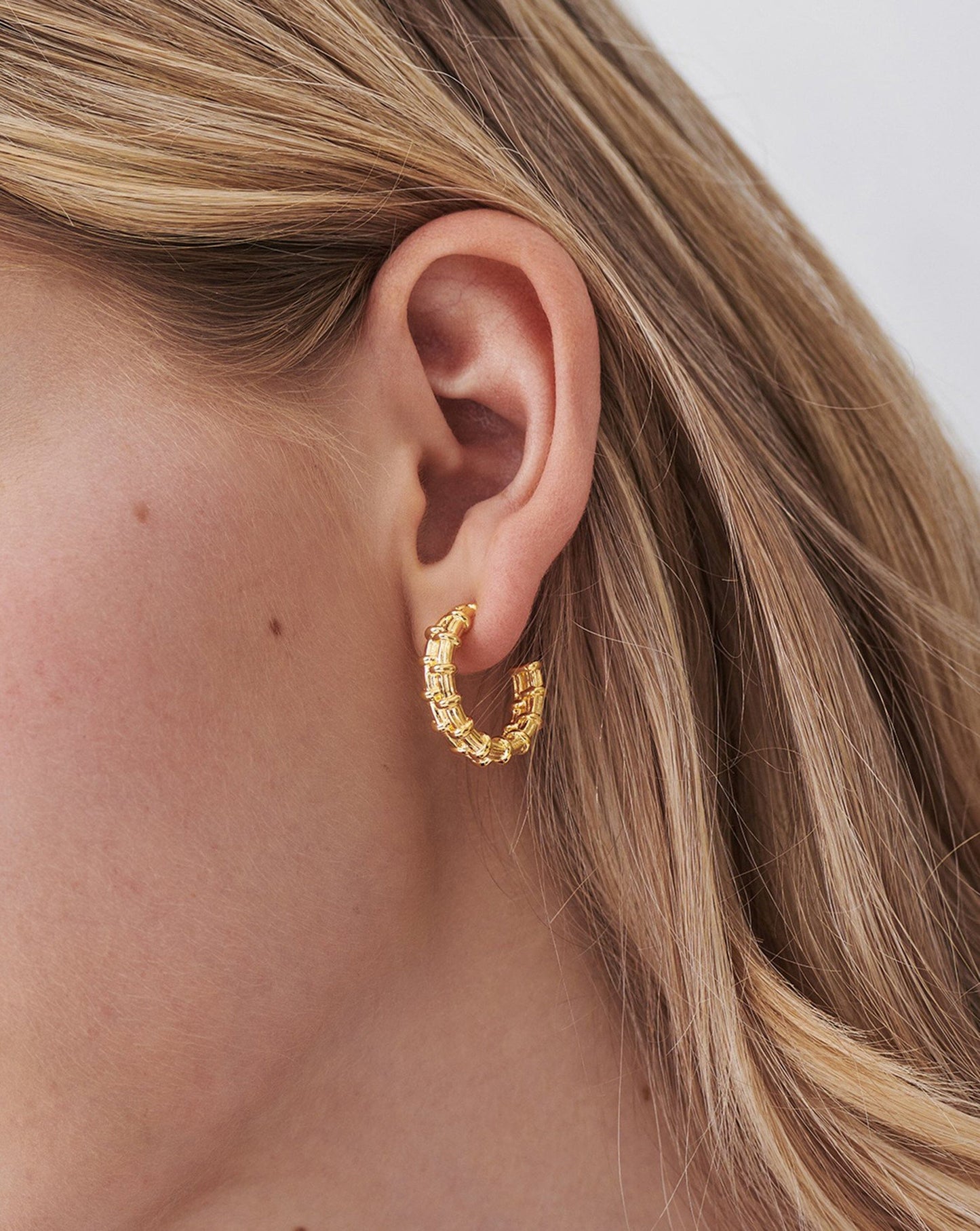 Small Raffia Hoop Earrings Earrings Missoma