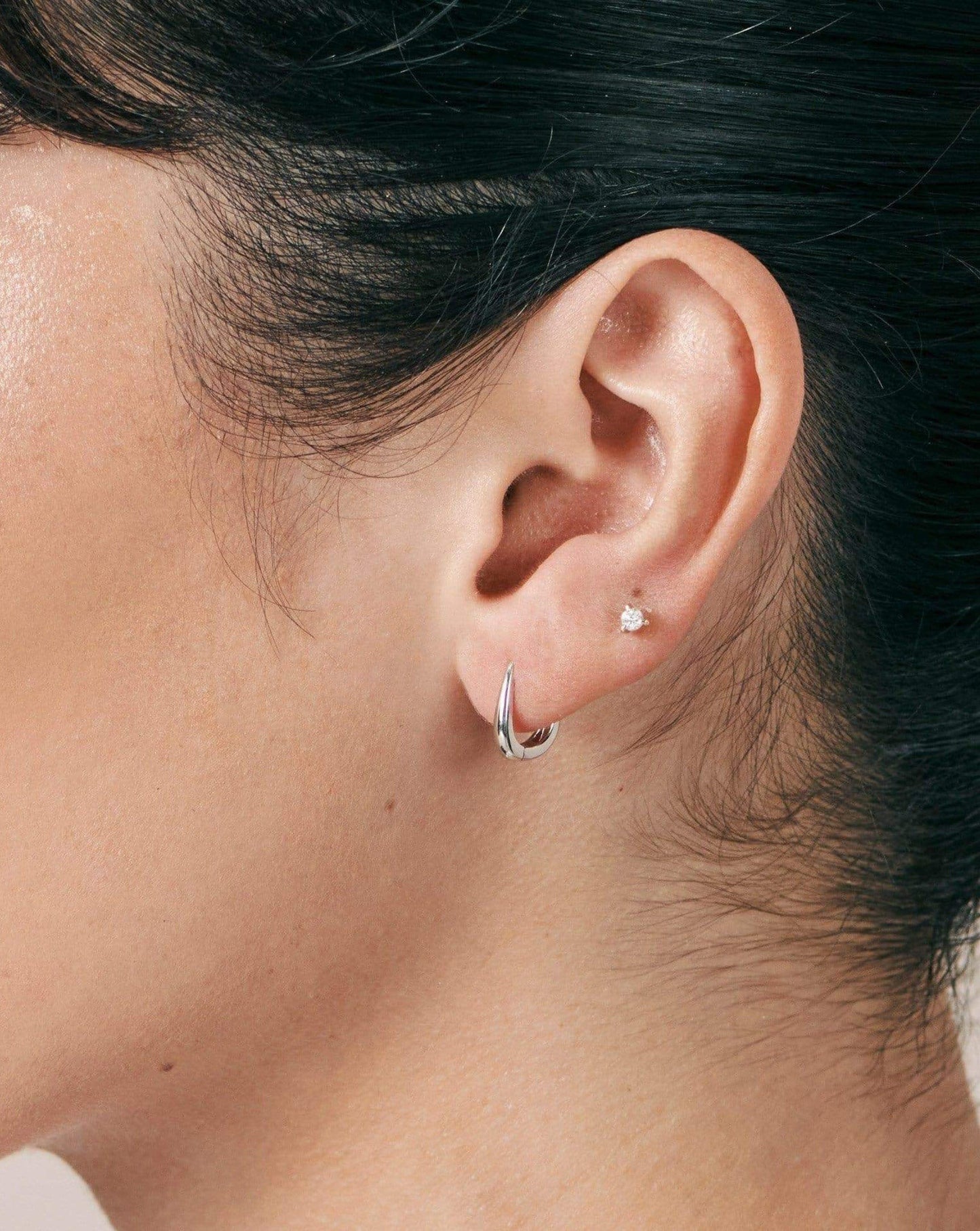 Small Solitaire Diamond Stud Earrings Earrings Missoma