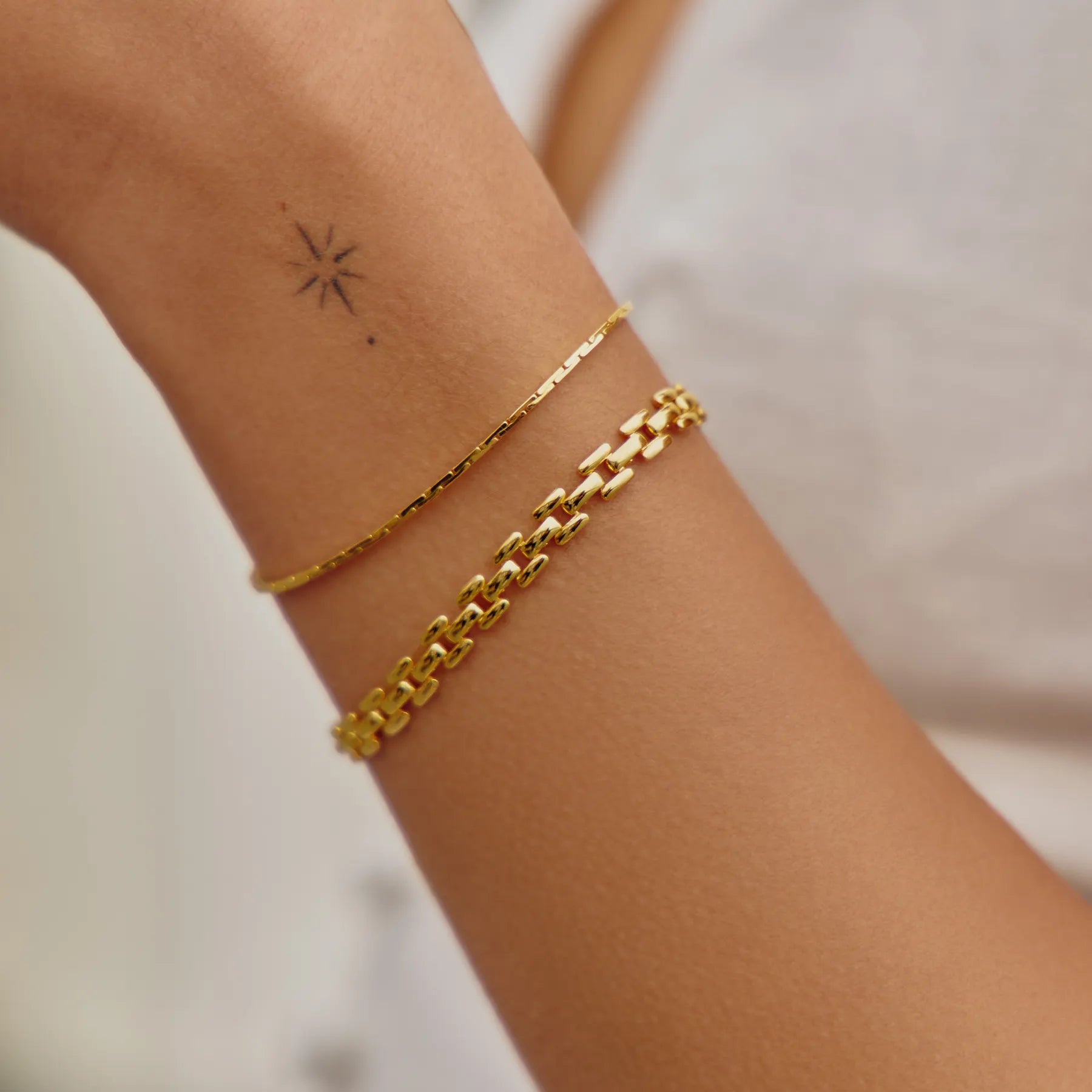 Gold Plated Birthstone Necklace and earrings