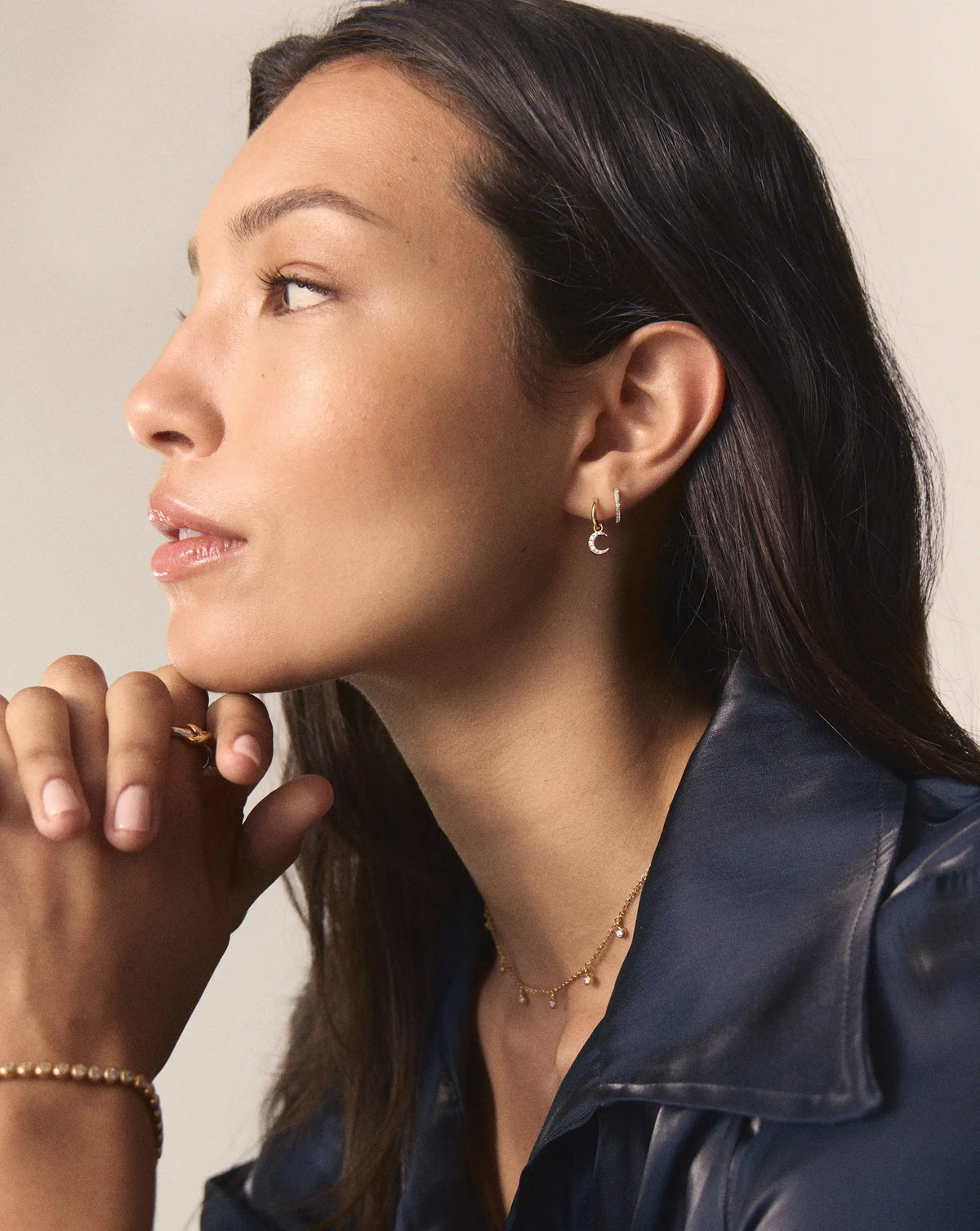 Gold Earrings Jewellery Bauble | 18ct Gold Plated