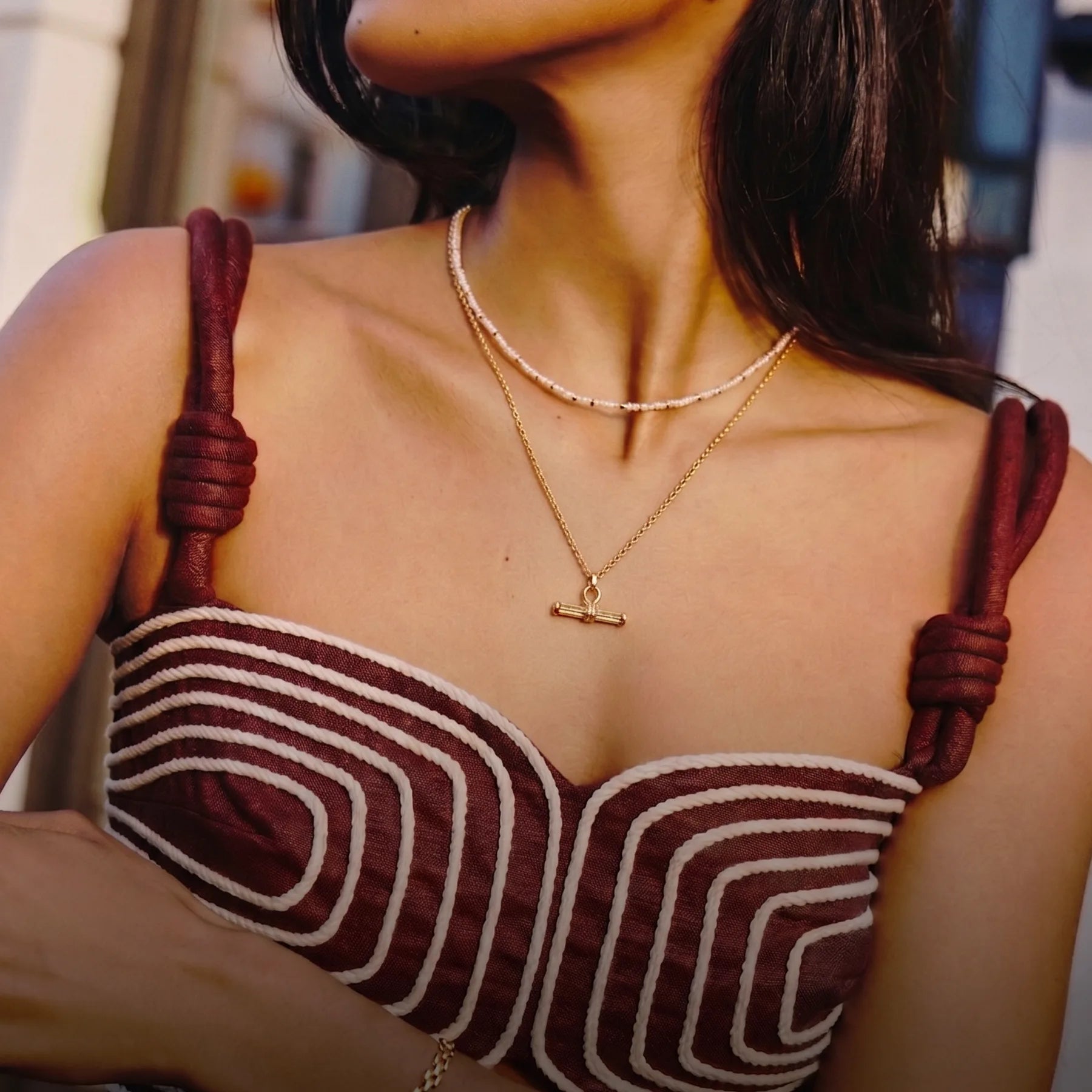 T-bar necklace
