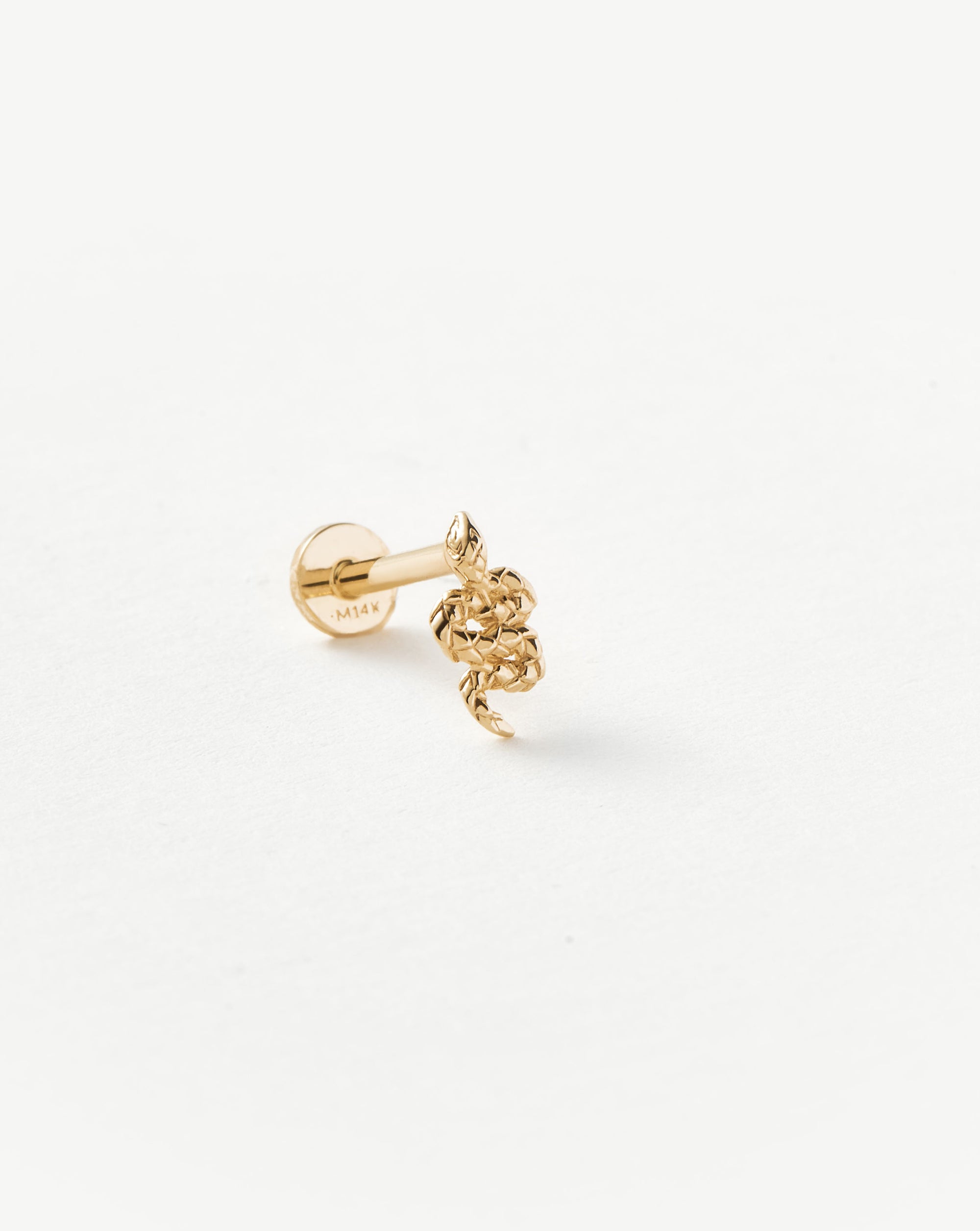 fine snake earring