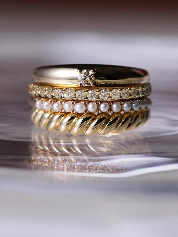 solid gold rings
