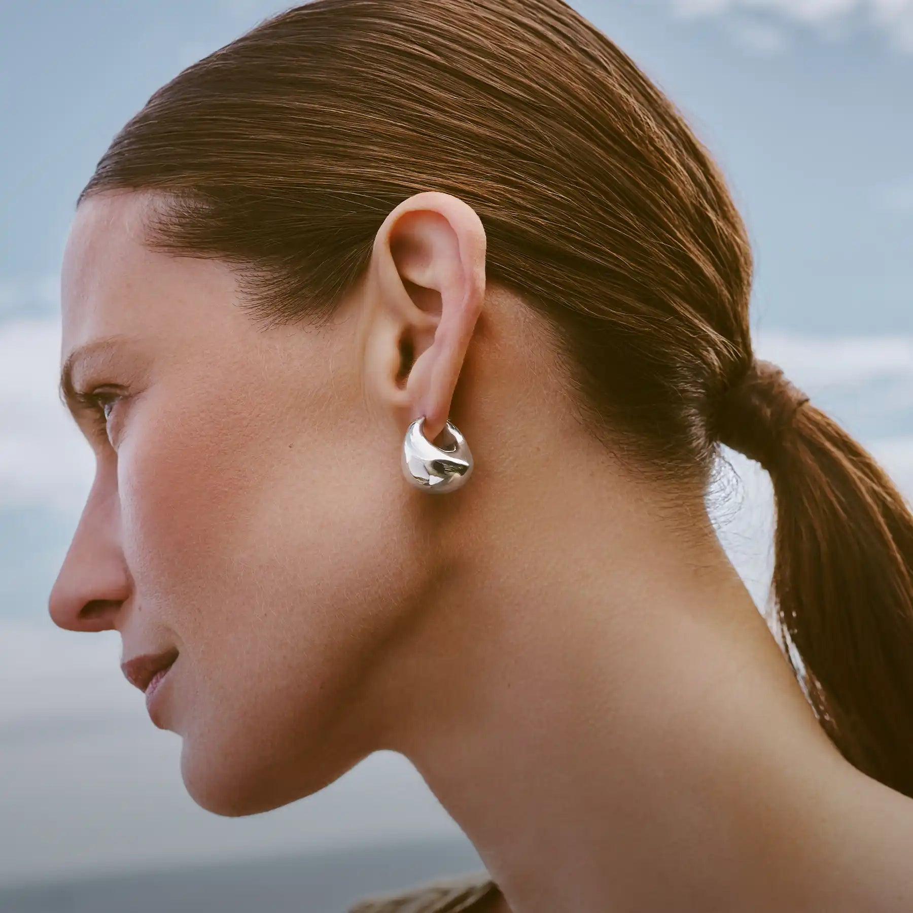 silver hoops