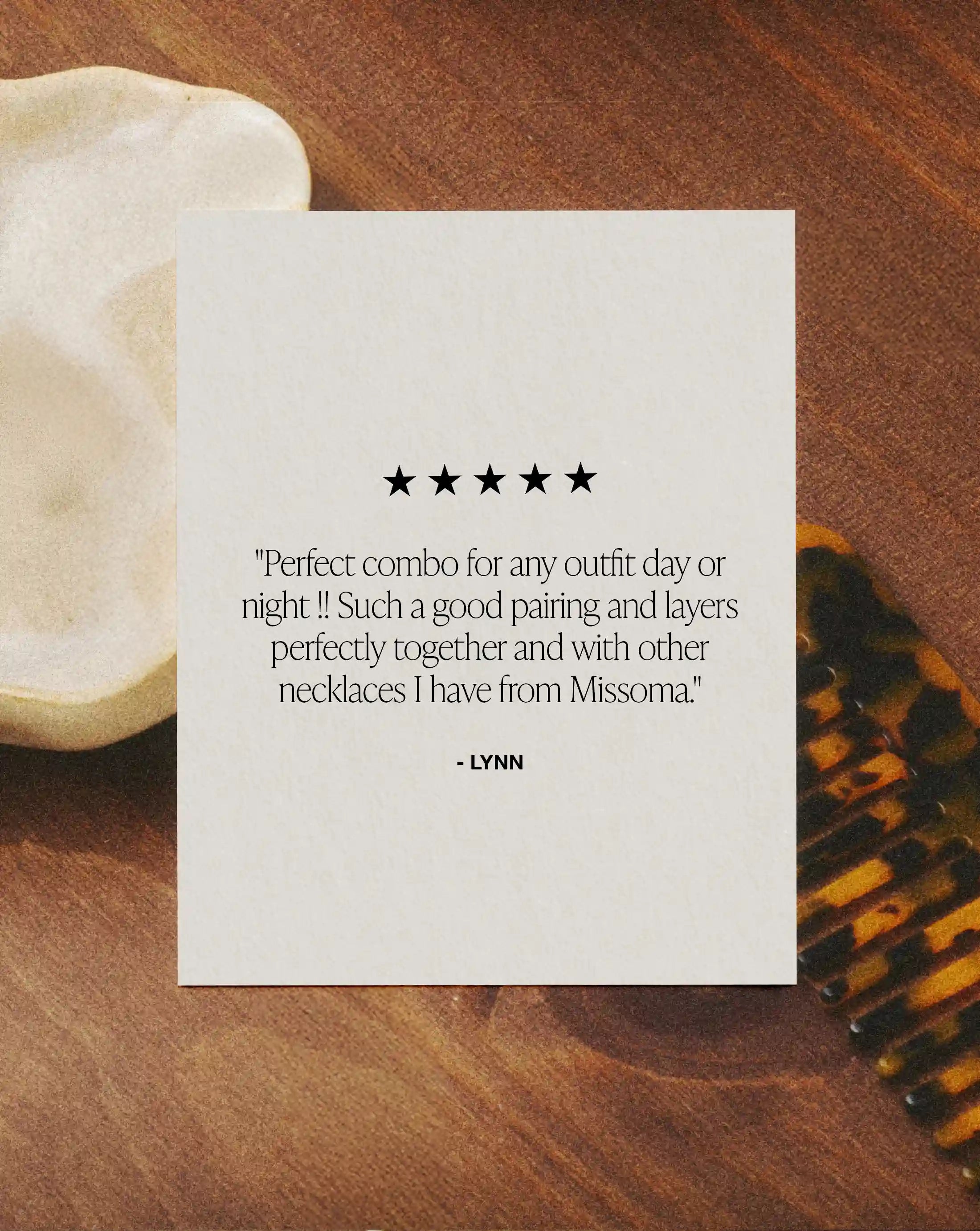 The Andy T-Bar Necklace Set | 18ct Gold Plated/Pearl