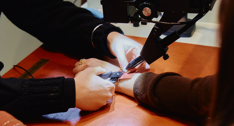 Missoma welding studio permanent bracelets