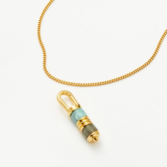 Abacus Beaded Spinning Pendant Necklace | 18ct Recycled Gold Vermeil on Recycled Sterling Silver Necklaces Missoma 