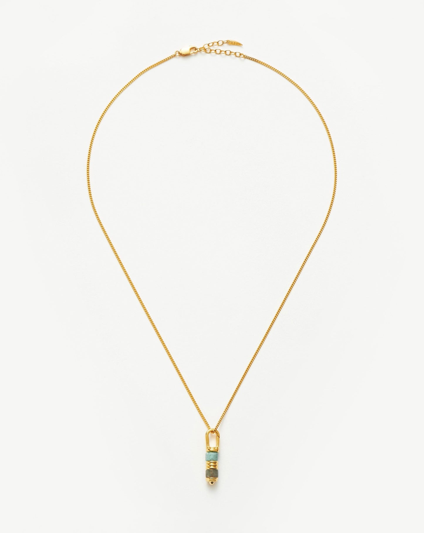 Abacus Beaded Spinning Pendant Necklace | 18ct Recycled Gold Vermeil on Recycled Sterling Silver Necklaces Missoma 