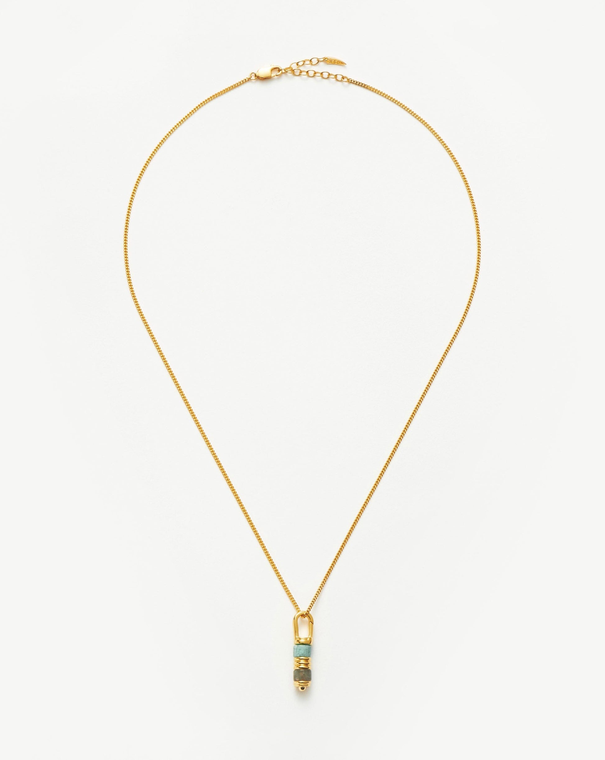 Abacus Beaded Spinning Pendant Necklace | 18ct Recycled Gold Vermeil on Recycled Sterling Silver Necklaces Missoma 