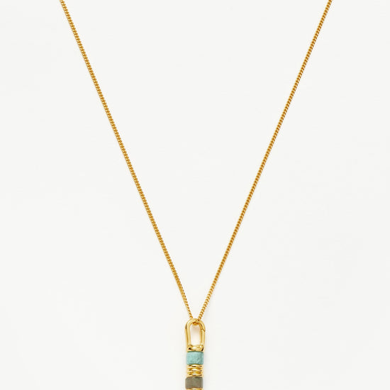 Abacus Beaded Spinning Pendant Necklace | 18ct Recycled Gold Vermeil on Recycled Sterling Silver Necklaces Missoma 