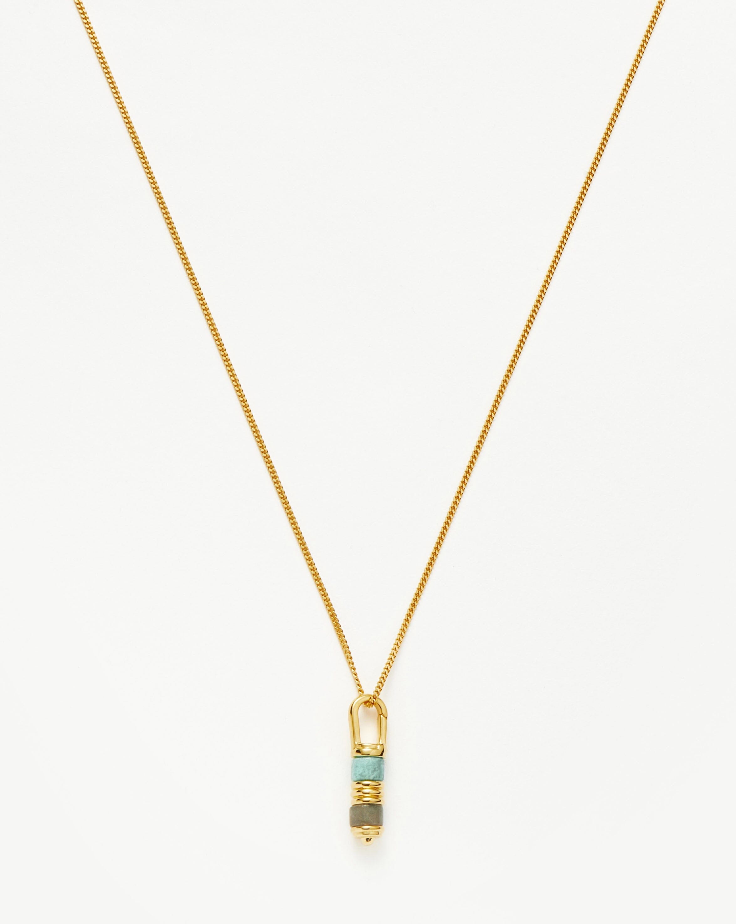 Abacus Beaded Spinning Pendant Necklace | 18ct Recycled Gold Vermeil on Recycled Sterling Silver Necklaces Missoma 