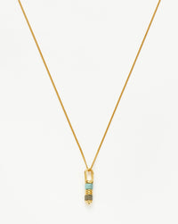 Abacus Beaded Spinning Pendant Necklace | 18ct Recycled Gold Vermeil on Recycled Sterling Silver Necklaces Missoma 