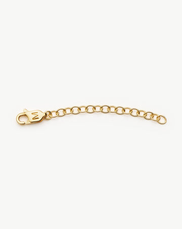 Adjustable Chain Necklace Extender | 18ct Recycled Gold Vermeil